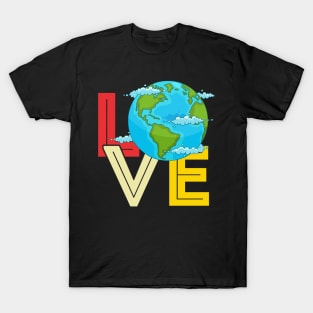 Love Earth Day Vintage T-Shirt